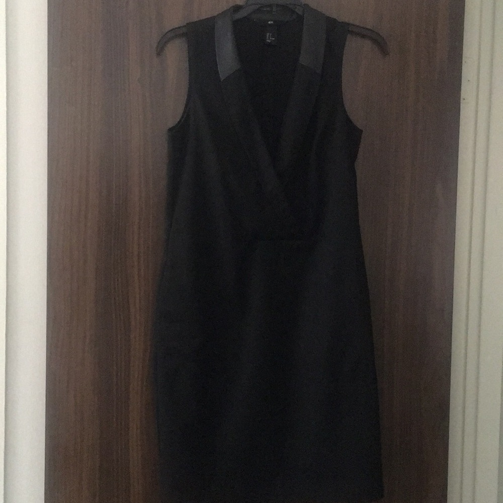 Super cute black knee length dress